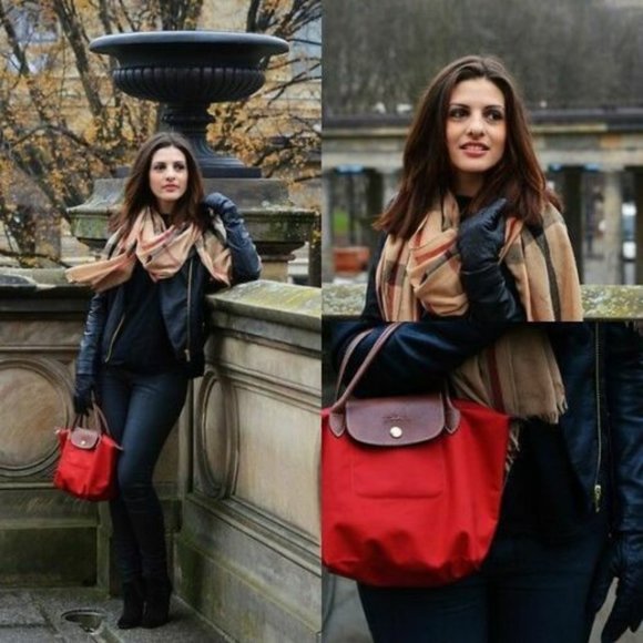 ❤️ NWT LONGCHAMP Le Pliage Type S Club Small Short Handle Tote Thunderstorm Blue - Picture 13 of 14